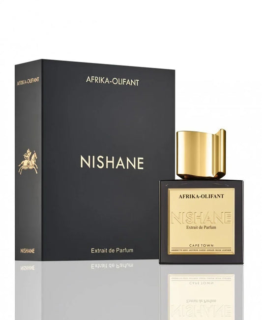 Afrika Olifant By Nishane fragrance bottle and outer packaging