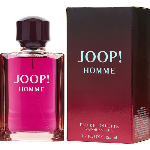 Joop Homme bottle photographed beside its box