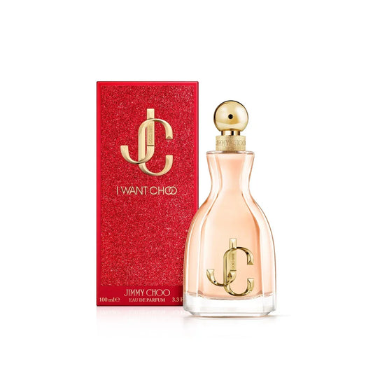 I Want Choo By Jimmy Choo fragrance bottle and outer packaging