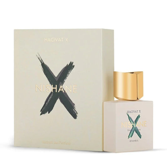 Hacivat X By Nishane fragrance bottle and outer packaging