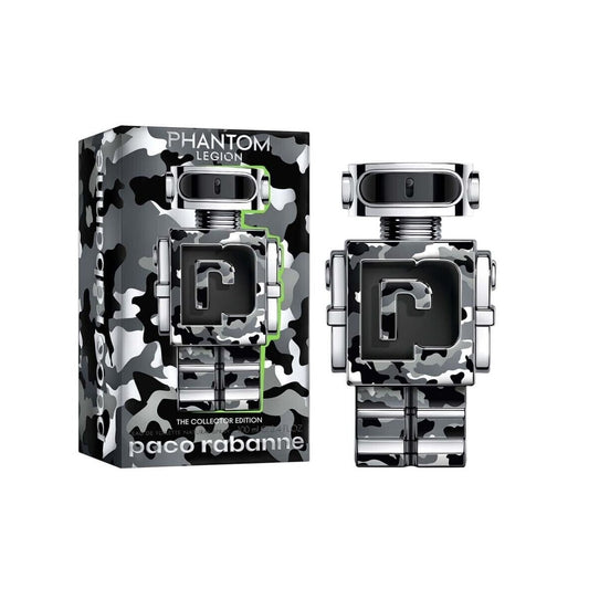 Phantom Legion By Paco Rabanne fragrance bottle and outer packaging