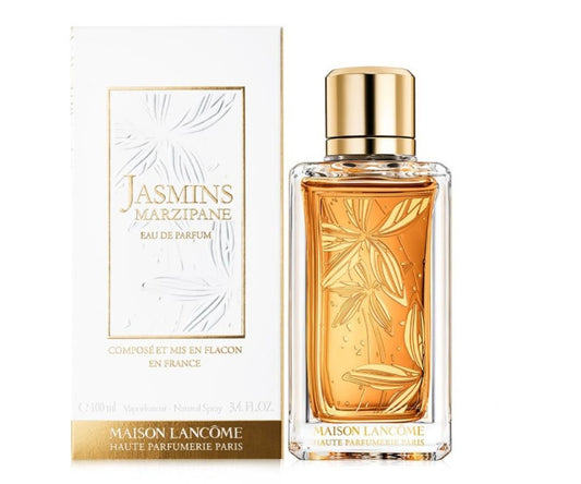 Lancôme Jasmins Marzipane fragrance bottle and outer packaging