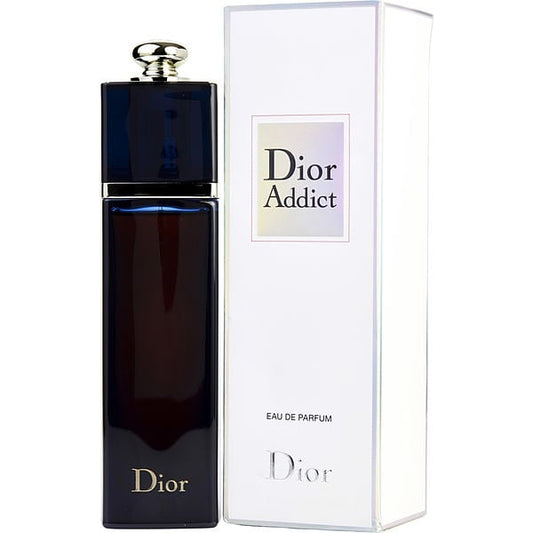 Dior Addict bottle photographed beside its box