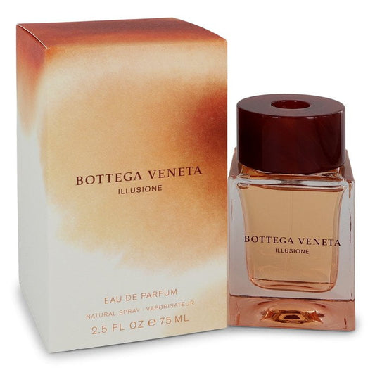 Bottega Veneta Illusion for Her fragrance bottle and outer packaging