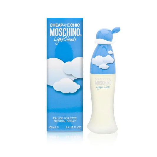 Cheap And Chic Light Clouds fragrance bottle and outer packaging