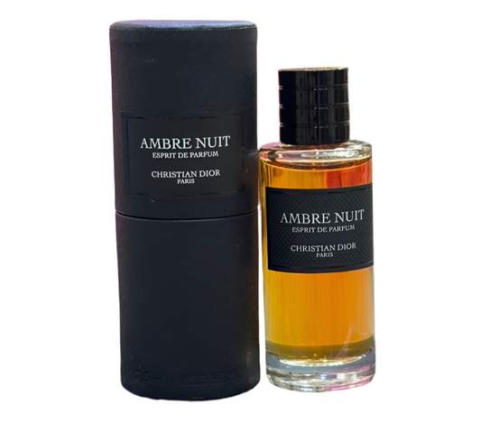 Dior Ambre Nuit esprit de parfum fragrance bottle and outer packaging