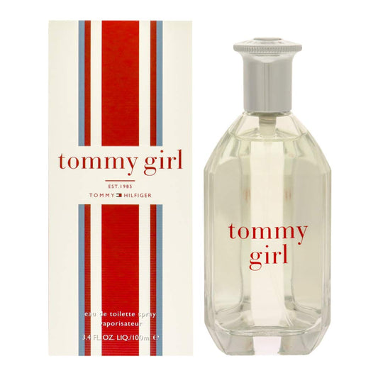 Tommy Girl fragrance bottle and outer packaging