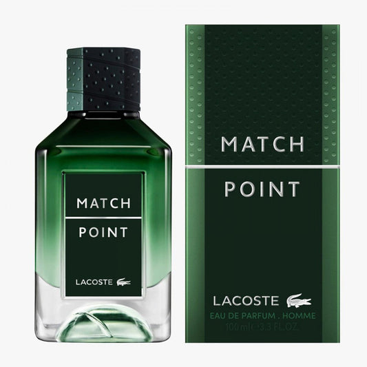 Match Point By Lacoste fragrance bottle and outer packaging