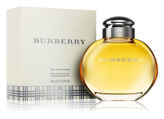 Burberry Classic bottle photographed beside its box