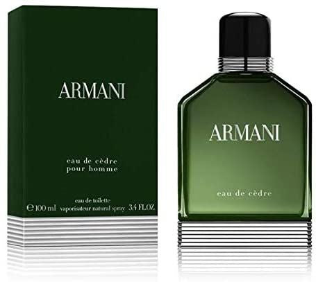 Giorgio Armani Armani Eau des Cèdres fragrance bottle and outer packaging