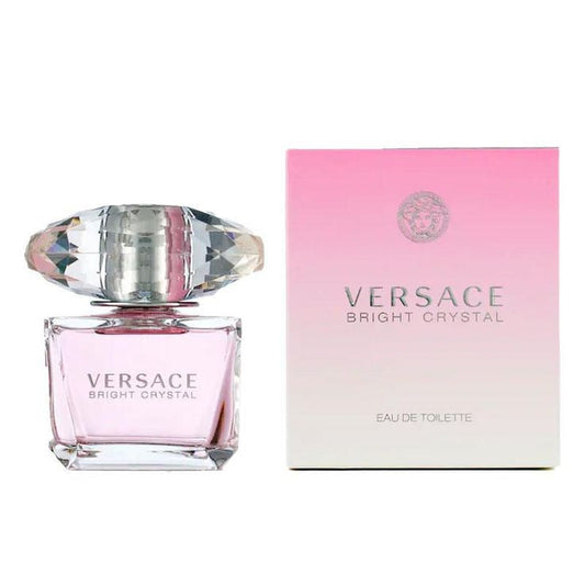 Bright Crystal Eau de Toilette bottle with box on a plain background