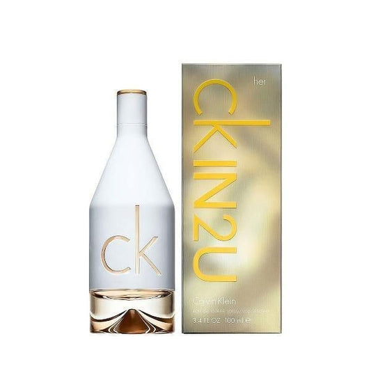 Calvin Klein CKIN2U For Women fragrance bottle and outer packaging