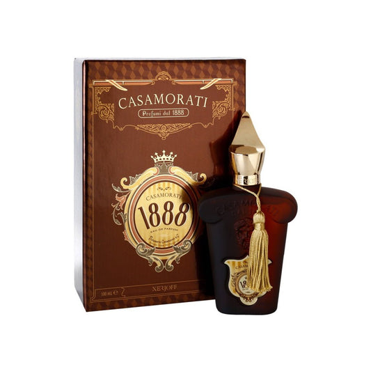 Bottle of Casamorati Dall 1888 By Xerjoff shown next to its packaging