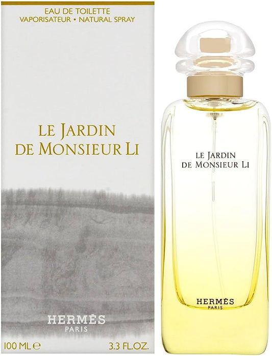 Hermès Le Jardin de Monsieur Li bottle photographed beside its box