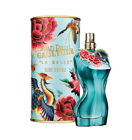 Jean Paul Gaultier La Belle Fleur Terrible fragrance bottle and outer packaging