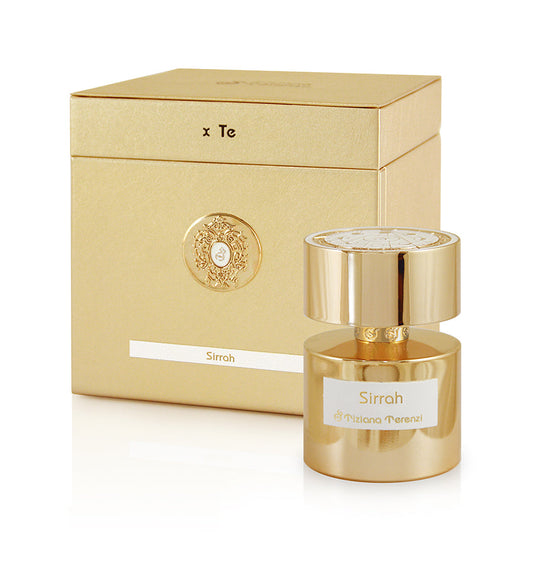 Sirrah By Tiziana Terenzi fragrance bottle and outer packaging