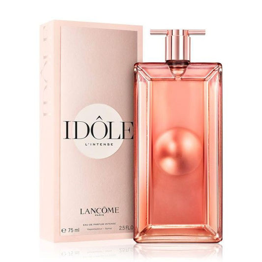 Lancôme Idôle L'Intense fragrance bottle and outer packaging