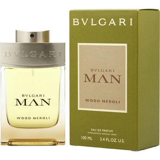 Bvlgari Man Wood Neroli fragrance bottle and outer packaging
