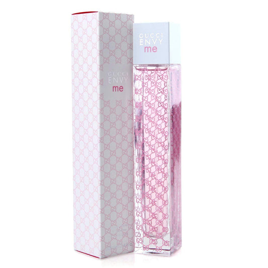 Gucci Envy Me fragrance bottle and outer packaging
