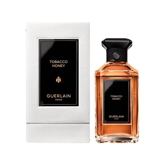 Guerlain Tobacco Honey fragrance bottle and outer packaging