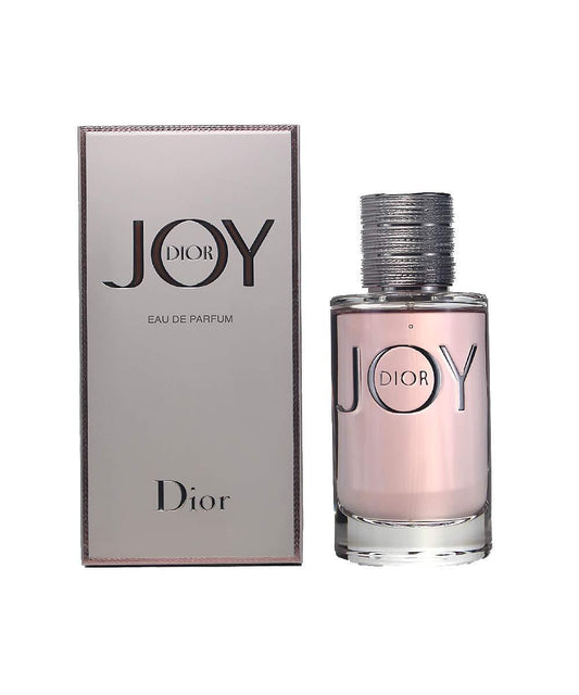 Dior Joy Eau de Parfum bottle photographed beside its box