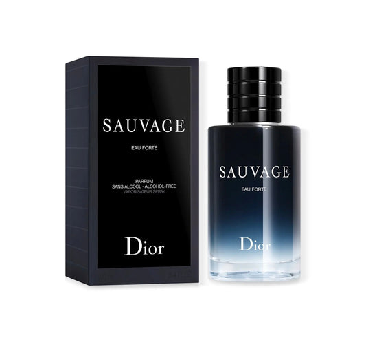 Sauvage Eau Forte fragrance bottle and outer packaging