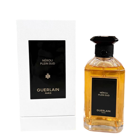 Guerlain Néroli Plein Sud bottle photographed beside its box