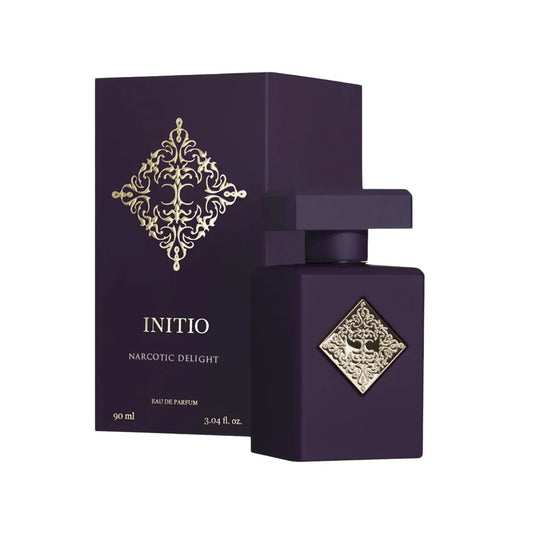 Narcotic Delight By Initio bottle with box on a plain background