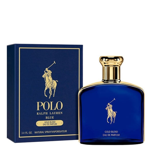 Polo Gold Blend Eau De Parfum fragrance bottle and outer packaging