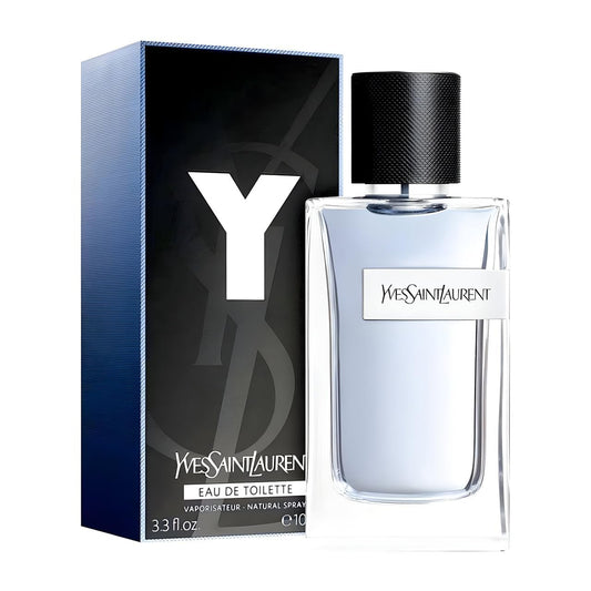 Y Eau de Toilette By Yves Saint Laurent fragrance bottle and outer packaging