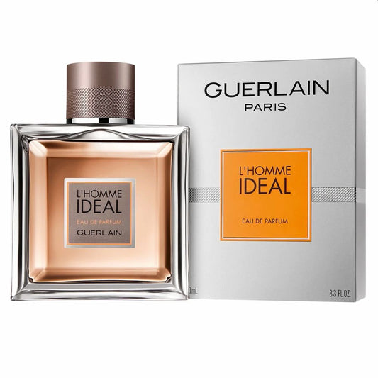 Guerlain L'Homme Idéal fragrance bottle and outer packaging