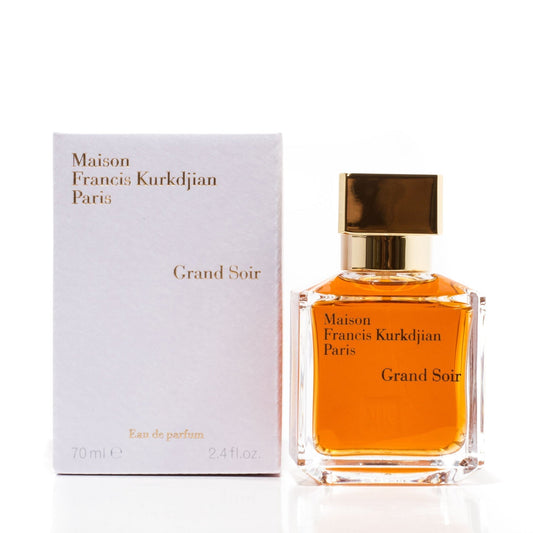 Grand Soir by Maison Francis Kurkdjian bottle photographed beside its box