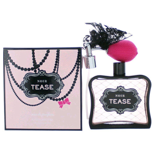 Noir Tease bottle photographed beside its box