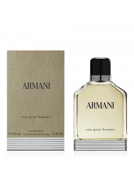 Giorgio Armani Armani Eau Pour Homme fragrance bottle and outer packaging