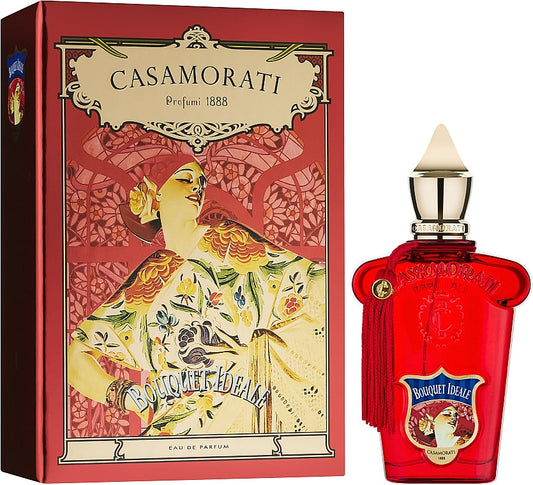 XERJOFF Casamorati Bouquet Ideale bottle photographed beside its box