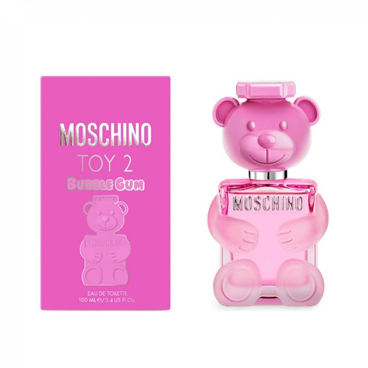 Moschino Toy 2 Bubble Gum fragrance bottle and outer packaging