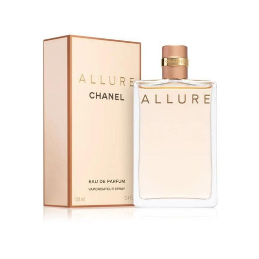 Chanel Allure Eau de Parfum fragrance bottle and outer packaging
