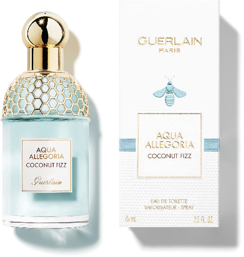 Guerlain Aqua Allegoria Coconut Fizz fragrance bottle and outer packaging