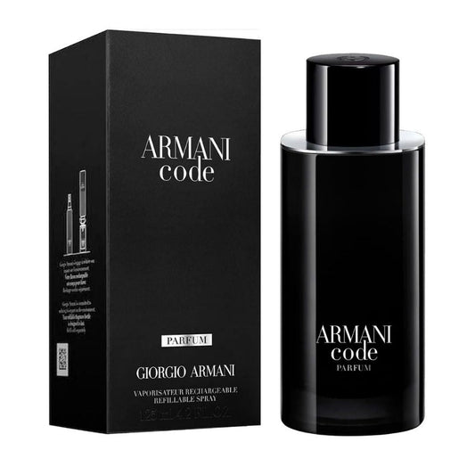 Giorgio Armani Armani Code Parfum fragrance bottle and outer packaging