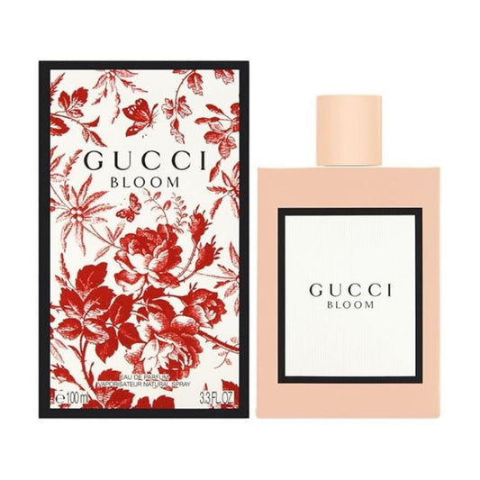Gucci Bloom Eau de Parfum fragrance bottle and outer packaging