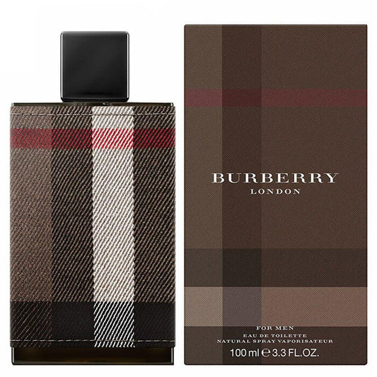 Burberry London for Men fragrance bottle and outer packaging