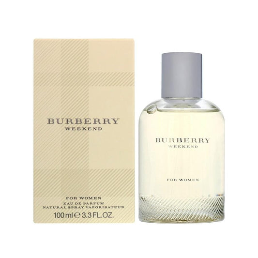Burberry Weekend bottle photographed beside its box