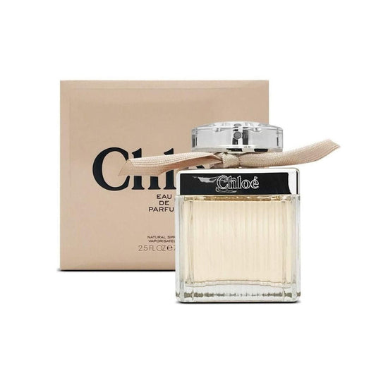 Chloé Eau de Parfum bottle photographed beside its box