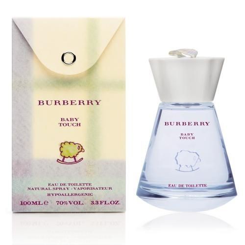 Burberry Baby Touch bottle photographed beside its box