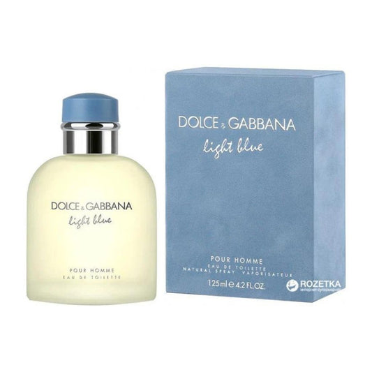 Dolce & Gabbana Light Blue Pour Homme fragrance bottle and outer packaging