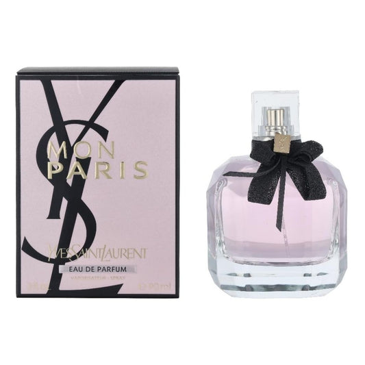 Mon Paris Eau de Parfum fragrance bottle and outer packaging