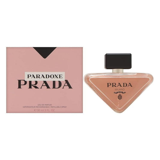 Bottle of Paradoxe Eau de Parfum shown next to its packaging