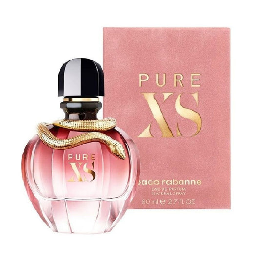 Pure XS Eau de parfum fragrance bottle and outer packaging