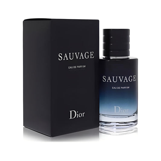 Sauvage Eau de Parfum fragrance bottle and outer packaging